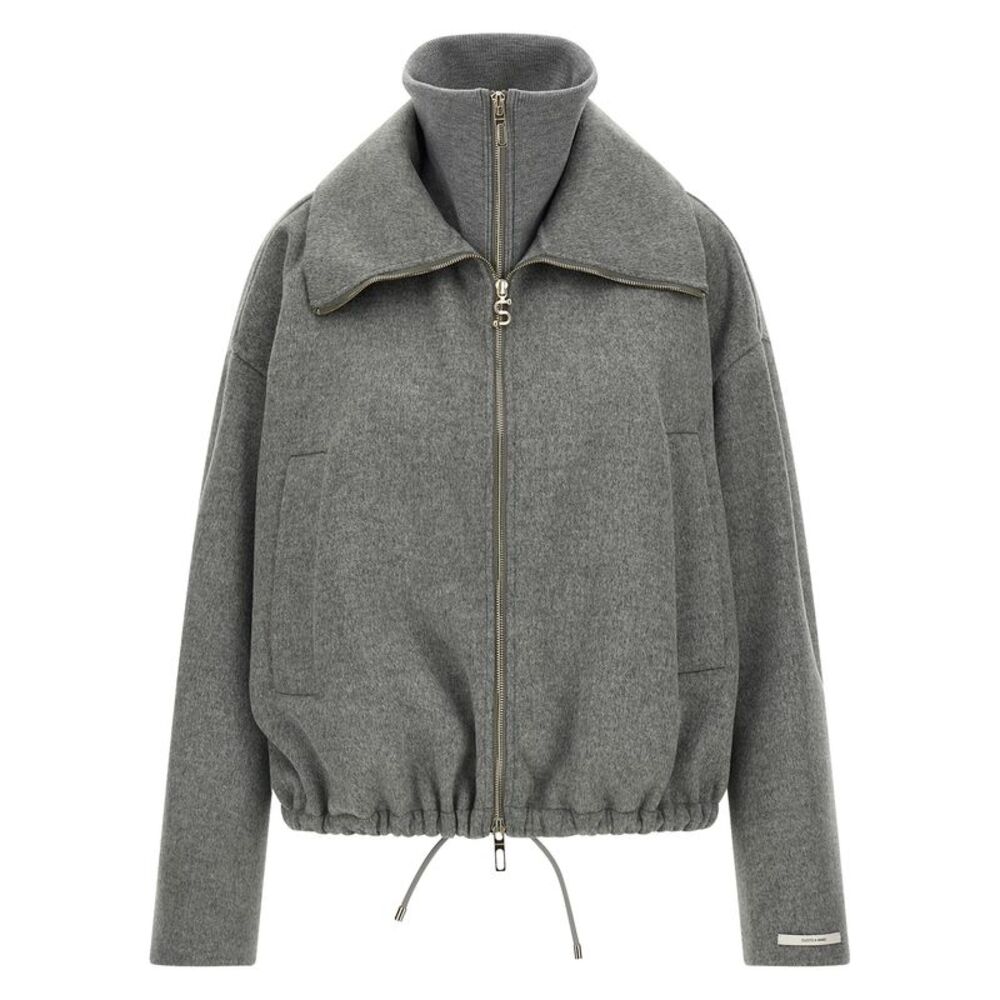 Sportmax Gray Wool Women's Bomber